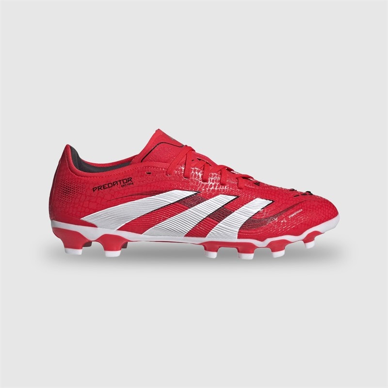 adidas Heren Predator Pro MG Multi Grond Voetbalschoenen Lucid Red/Cloud White/Core Black