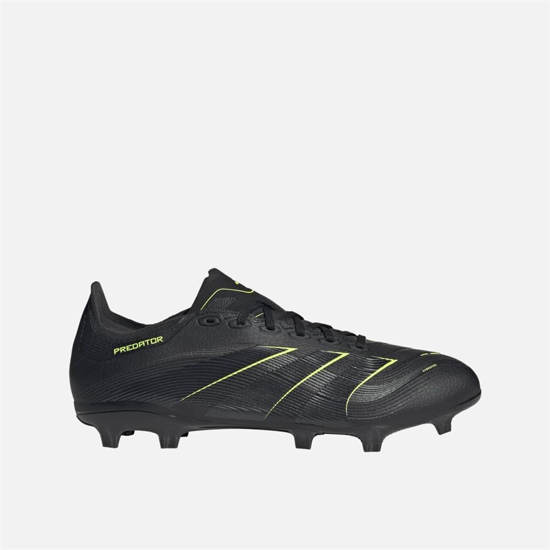 adidas Heren Predator League Electric Stealth Pack FG/MG Firm Ground/Multi Ground Voetbalschoenen Core Black/Carbon/Lucid Lemon