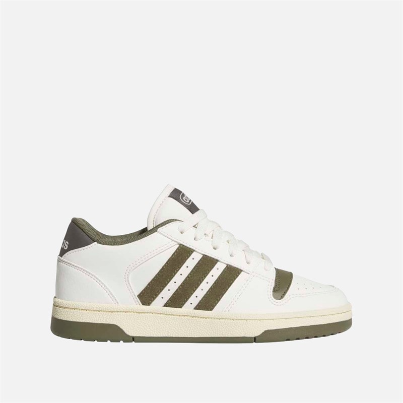 adidas Kinderen break start trainers Chalk White/Olive Strata/Charcoal