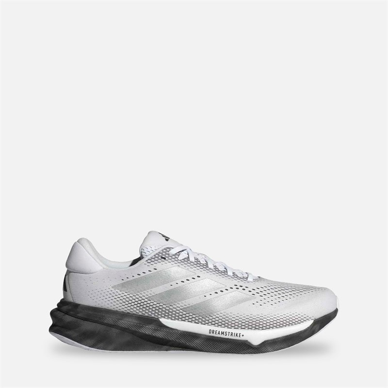 adidas Heren Supernova Stride 2 Neutrale Hardloopschoenen Footwear White/Silver Metallic/Core Black