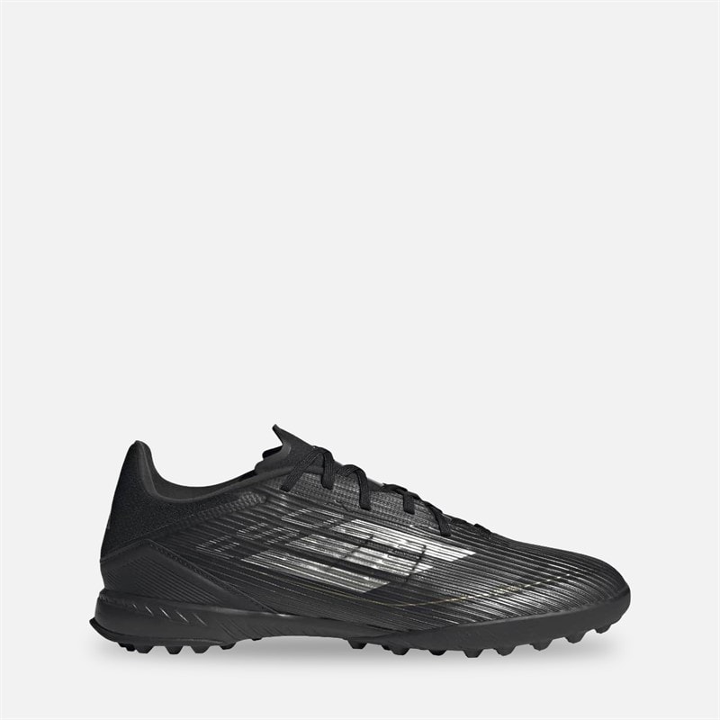 adidas Heren F50 League Dark Spark Pack TF Astro Fußballschuhe Core Black/Iron Metallic/Gold Metallic