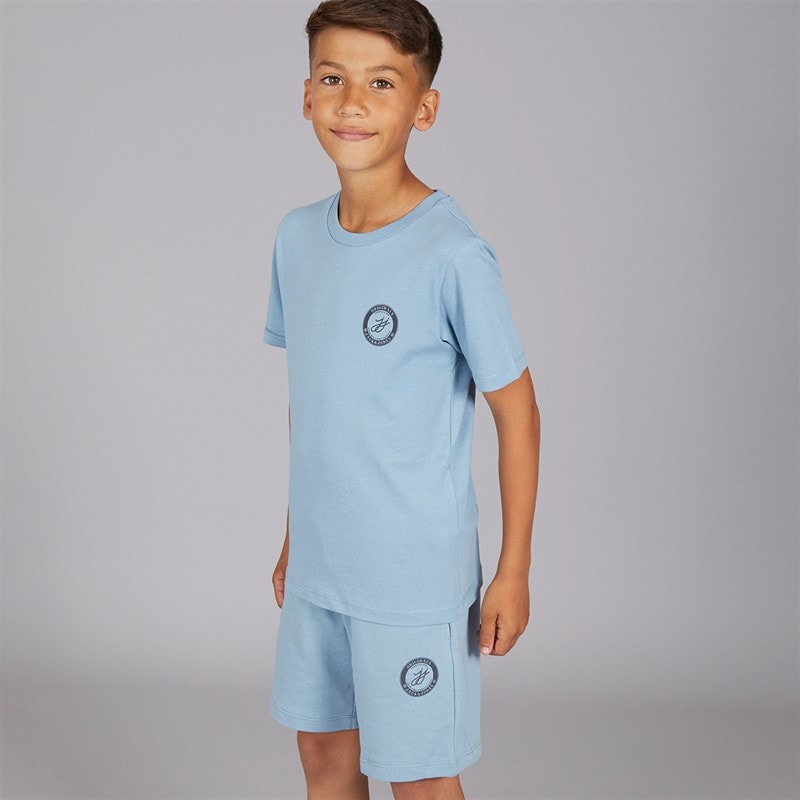 JACK & JONES Jongens Theo T-shirt En Shorts Set Mountain Spring