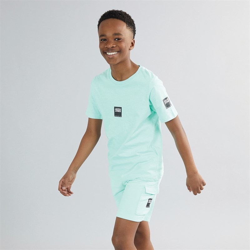 JACK & JONES Jongens T-shirt En Korte Broek Set Island Paradise
