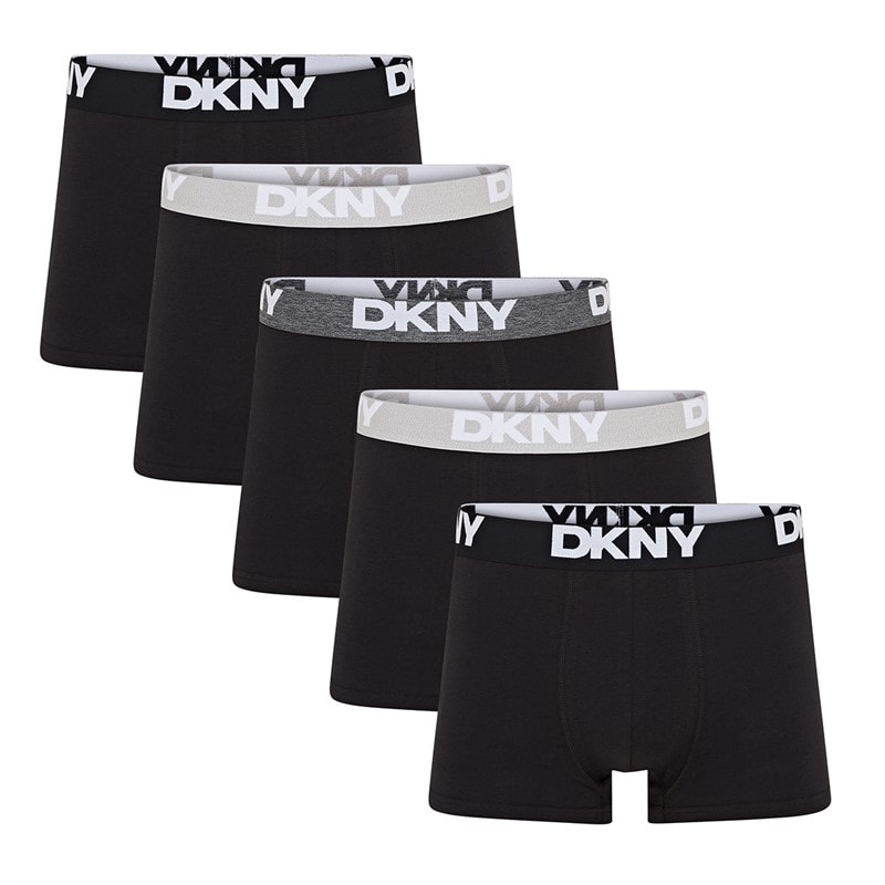 DKNY Herenslip Portland Vijf-Pack Zwart