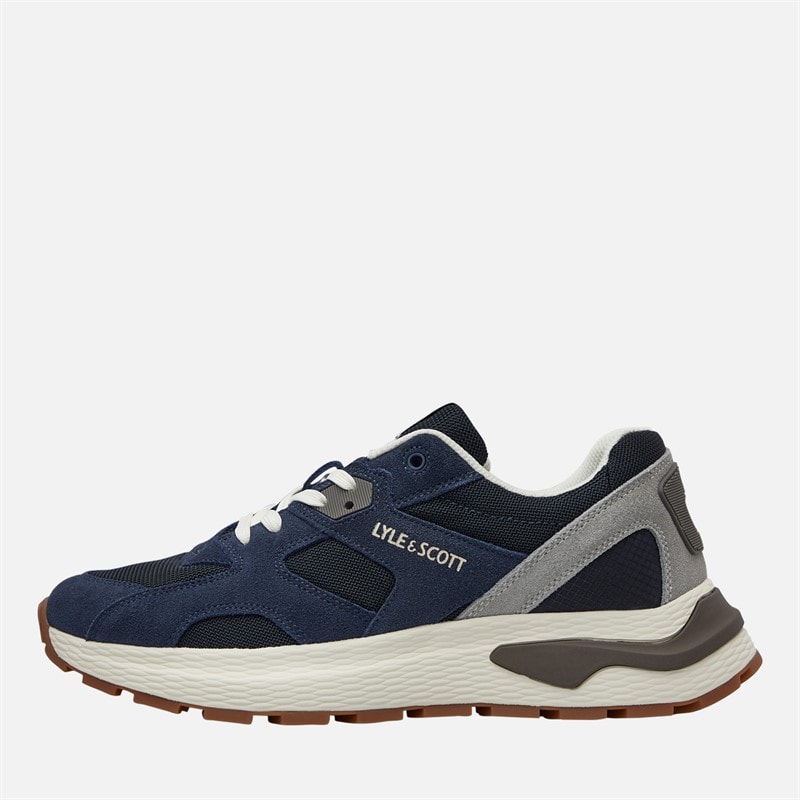 Lyle And Scott Vintage Heren Logan Sneakers Blauw