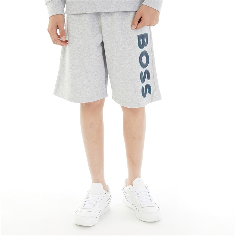 BOSS Jongens Jersey shorts Grijs
