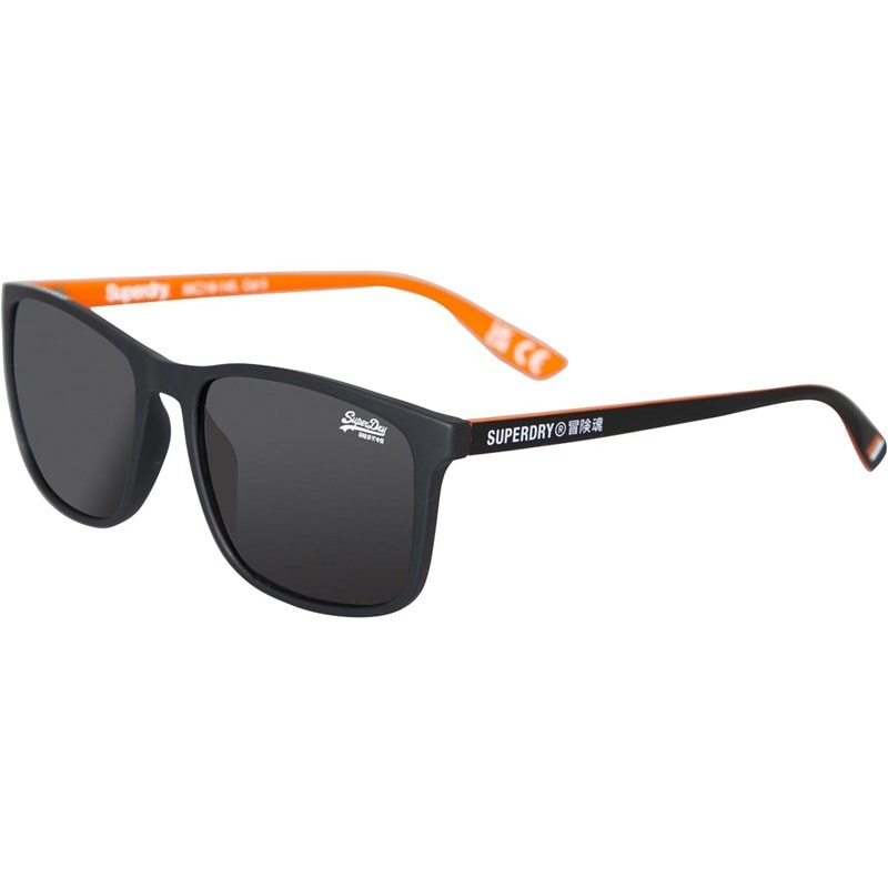 Superdry Unisex Hacienda Zonnebrillen Zwart